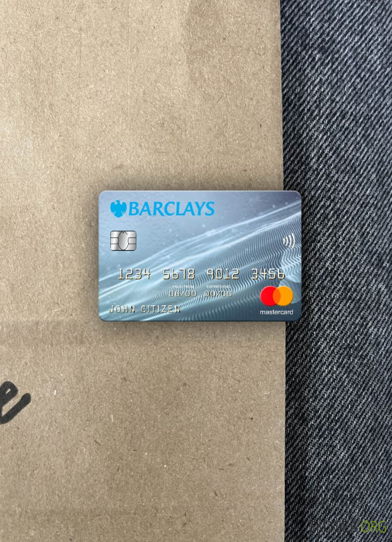 Royaume , Uni Barclays Bank Mastercard photolook , avant